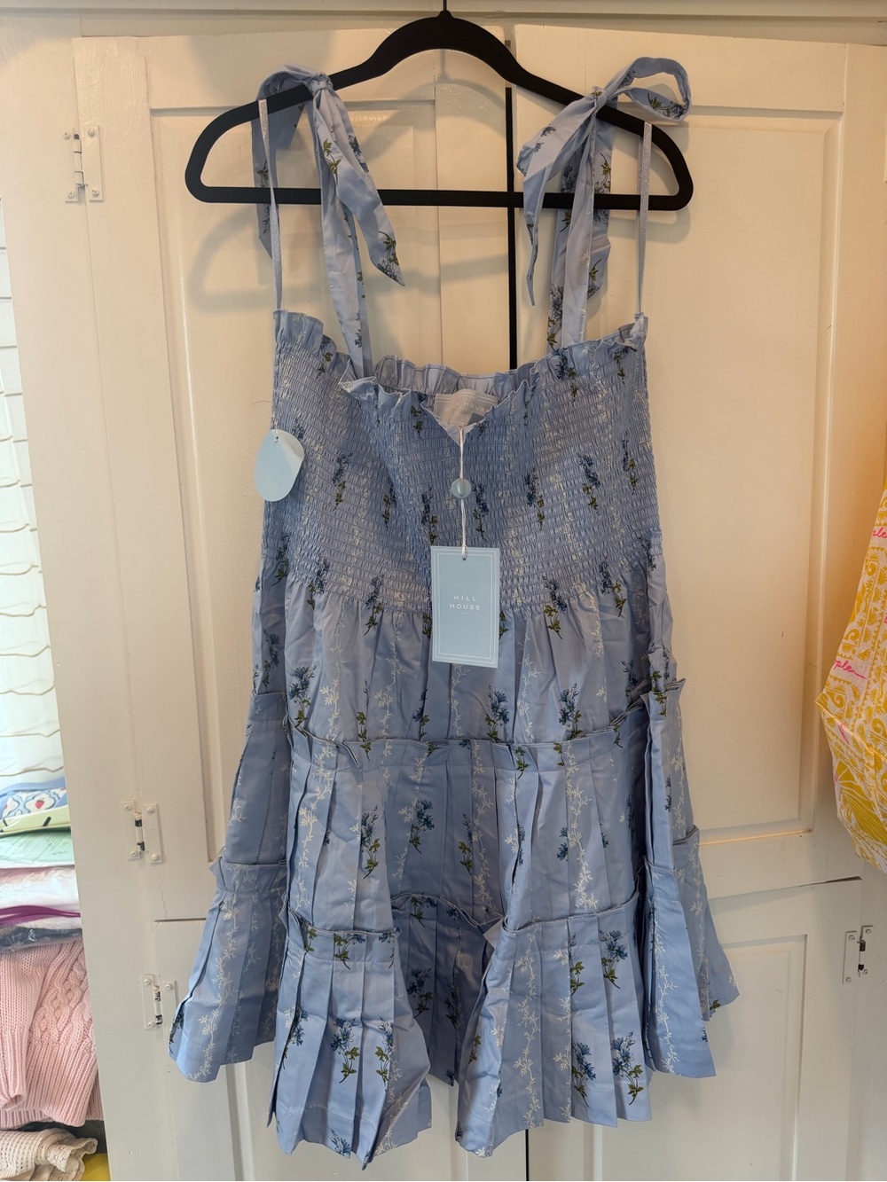 Hill House The Charlotte Nap Dress in Bluebell Waltz - Picture 6 of 6